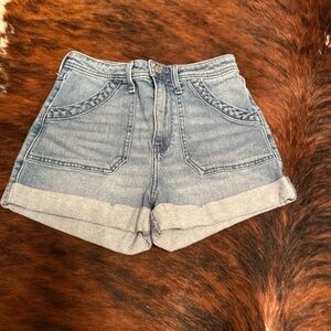 Hollister Light Blue Jean Shorts size 5